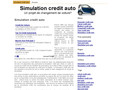 Simulation credit auto