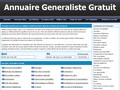 Détails :    Annuaire Generaliste pour le Referencement